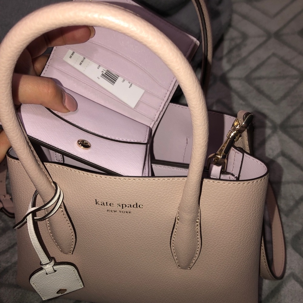 Eve Kate spade mini satchel purse with wallet
